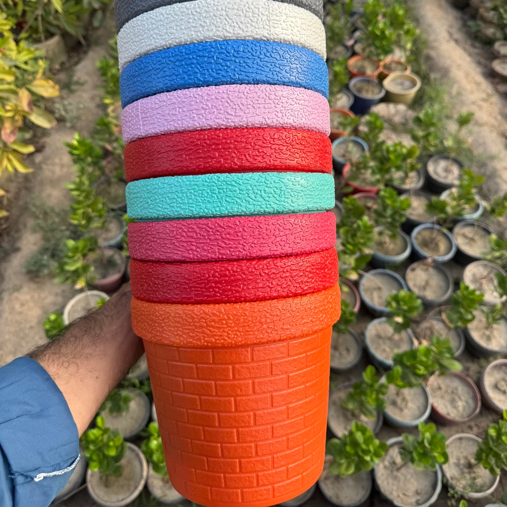 Brick Design indoor plant pots , Non breakable material
